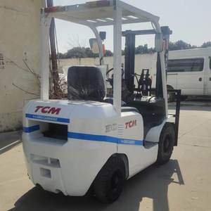 Carretilla elevadora diesel TCM de 3 toneladas Carretillas Elevadoras Usadas Cilindro medio Almacén Maquinaria de movimiento de tierras Maquinaria de construcción de ingeniería usada - Product Image 5