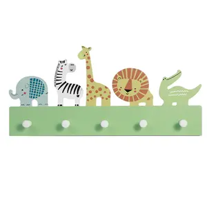 Idées de décoration de <span class=keywords><strong>salon</strong></span> nordique décoration de maison suspendue animaux sauvages support mural en bois - Product Image 1