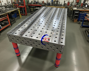 Mesa industrial de soldadura de hierro fundido 3D a gran escala para fabricación de estructuras de acero y uso de máquinas herramienta de medición y medición - Product Image 4