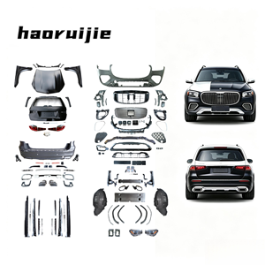 Kit de carrocería estilo <span class=keywords><strong>Maybach</strong></span> de alta calidad para Benz ML W166, actualización a W167 24+, parachoques <span class=keywords><strong>Maybach</strong></span> para W166, exterior facelift. - Product Image 1