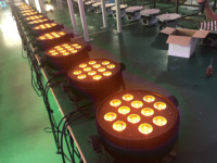 Polarlights Stage Lights LED Par Light DMX512 12*15W RGBWAUV Slim LED Par Light pour la location de mariage de Performance de projet