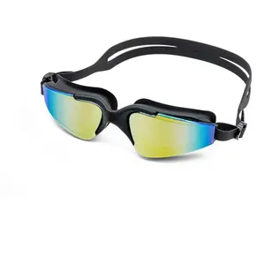 PC Lenses,Anti-fog,UV protection,mirror coated,environmental silicone Strap&eyecup for swimming