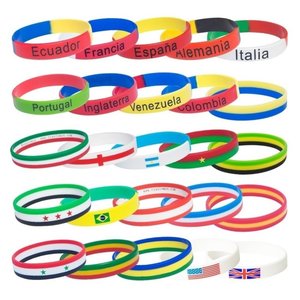 Bracelets en silicone personnalisés avec logo drapeaux d'Ouganda – Étanche, Art populaire, Tendance, Usage promotionnel - Product Image 6