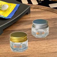 Pot en verre transparent hexagonal de 10g 20g pour crème pour les yeux Tiger Balm