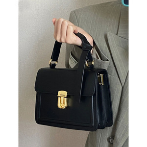 Bolso Bandolera Versátil para Mujer, Estilo Moderno, Retro, Pequeño, Cuadrado, con Cierre de Cremallera, Material PU - Product Image 1