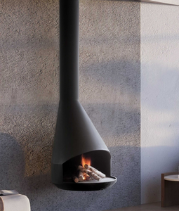 Chimenea <span class=keywords><strong>de</strong></span> <span class=keywords><strong>Leña</strong></span> Suspendida <span class=keywords><strong>de</strong></span> Alta Gama, Personalizada, para Interiores, con Diseño Contemporáneo, para Calefacción, Ideal para Sala <span class=keywords><strong>de</strong></span> Estar - Product Image 4