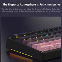 Programmable RGB Backlit USB-C Wireless Gaming Keyboard 109 Keys Mechanical Hot-swappable Switch PBT Keycaps 4000mAh