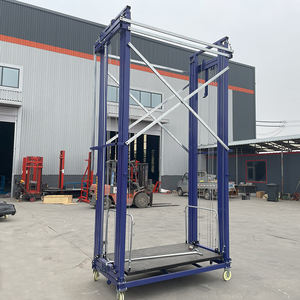 Grosir perancah listrik pabrik Tiongkok kondisi baru tinggi angkat 2-6 meter cocok untuk dekorasi Interior - Product Image 5