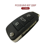 Llaves Inteligentes Originales para Vehículos A1 A3, Llave Inteligente de Proximidad de 315 MHz para 8V0 837 220F