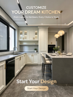 Meubles de cuisine avec cuisinière intégrée, comptoir, panneaux en bois massif multicouches, style américain, pour toute la maison