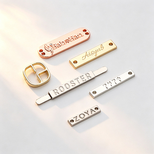 Matte Silver Plated Aluminum Metal Insignia Hollow Out Custom Shape Laser Marked Metal Nameplate Wear Resistant Metal <b>Tag</b> - Product Image 2
