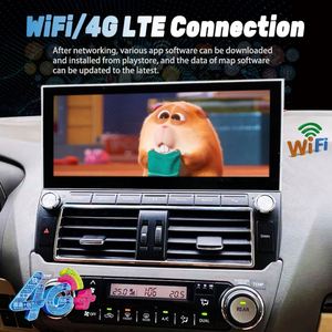 Radio para Auto Android de 128 GB con Reproductor Multimedia de Video, GPS, Pantalla Táctil Estéreo de 12.3 Pulgadas para Toyota Land Cruiser Prado 150 LC150 2014-2017 - Product Image 2