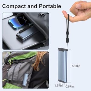 9 Trong 1 Tốc Độ Cao Nhôm Lưu Trữ Trường Hợp Giao Diện USB Bộ Nhớ Bên Ngoài Đầu Đọc Thẻ SD Chủ Thẻ Tương Thích Cho Điện Thoại Di Động - Product Image 6