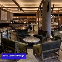 Service de design d'intérieur de bureau, planification d'espace de travail 3D, conception personnalisée de hall d'hôtel, fourniture de mobilier commercial