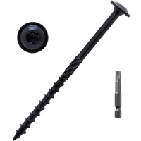 Саморезы LeGood Metric Torx для деревянных террас с шайбой, стальные, с антикоррозийным покрытием # 14-ниточный, 3 дюйма длиной