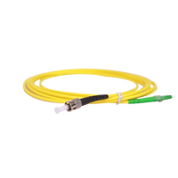 Kabel Patch Fiber Optik FTTH Indoor Single Mode LC APC-ST UPC Simplex Tipe St untuk Penggunaan 4G WiFi 5G Pabrikasi