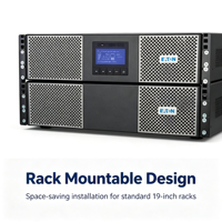 Système d'alimentation sans interruption (ASI) Eaton série 9PX, type rack/tour, avec batterie de secours et stabilisation de tension interchangeable, capacité 1000 Wh, modèle 9PXEBM48RT2U