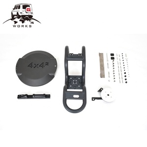 <span class=keywords><strong>4x4</strong></span> cubierta de fibra de carbono Real cubierta de <span class=keywords><strong>rueda</strong></span> de <span class=keywords><strong>repuesto</strong></span> para W463 clase G G500 G55 G63 G65 neumático trasero para coche - Product Image 3