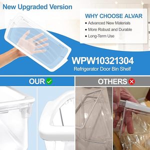 Étagère de <span class=keywords><strong>porte</strong></span> de réfrigérateur W10321304 compatible avec les réfrigérateurs <span class=keywords><strong>Whirlpool</strong></span>, remplace WPW10321304 PS11752778 AP6019471 2179574 - Product Image 5