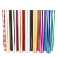 HDFOIL Rouleau de film holographique PET de bonne qualité, or arc-en-ciel, 640mm/700mm, largeur personnalisable, pour marquage à chaud sur papier et plastique