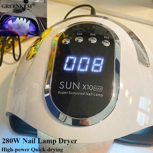 NOUVEAU 280W haute puissance ongles séchage rapide Sun X10 Max 66 Lampe Led Uv Nail Lamp Dryer Tools Art Machine Nail Lamp - Product Image 1