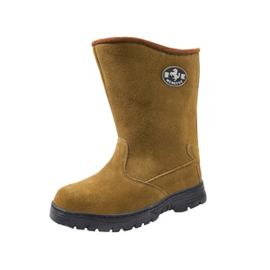 Botas de Nieve de Lana para Hombre Mengxue, Botas de Invierno de Tacón Medio, Antideslizantes y Antipinchazos, de Color Sólido para Adultos - Product Image 1