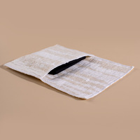 Petite pochette à bijoux en coton 100% naturel, imprimée sur mesure avec logo, pochette à bijoux pour boucles d'oreilles, bracelet