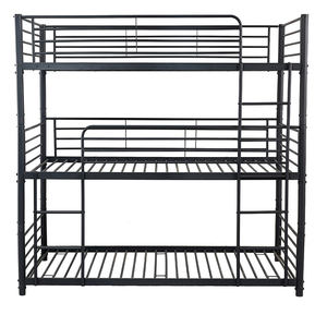 Двухъярусная железная кровать-занавеска, для взрослых, <span class=keywords><strong>4</strong></span> слоя, стальная, с выдвижным ящиком, для детей 9 лет - Product Image 1