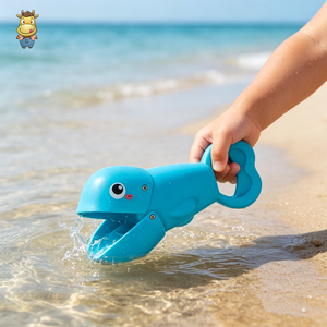 Jouet de plage pour enfants : pince à sable en forme de baleine, attrape-animaux de dessin animé, jouet d'extérieur pour l'été - Product Image 5