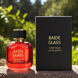 Luxury Red Perfume <b>Bottle</b> Empty Crimp Pump Sprayer 30ml 50ml 100ml Glass Zamac Cap Perfume <b>Bottle</b> with Tube <b>Box</b> - Product Image 3