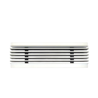 Diffuseur linéaire en alliage d'aluminium en forme de griffe, grille de ventilation CVC sur mesure pour usage commercial et résidentiel