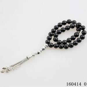 Nuevo diseño, collar de tasbih islámico de ágata 99, cuentas de oración musulmanas, estilo étnico elegante - Product Image 4