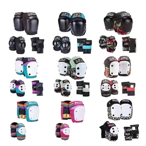 Protector Americano 187, Juego de Rodilleras, Coderas y Protectores de Palma de Esponja para Adultos y Niños, Patinaje sobre Ruedas, Monopatín, Ciclismo Profesional - Product Image 2