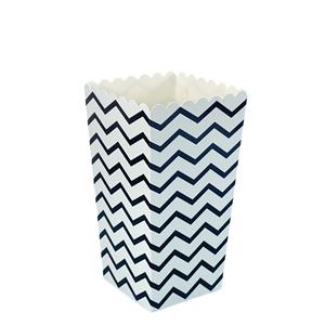 Boîte d'emballage de pop-corn alimentaire jetable pour poulet, matériel en carton expédiable, impression évanescente, série Popcorn Wave - Product Image 5