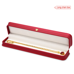 FADELI vendita calda scatole portagioie in pelle PU rossa scatole <span class=keywords><strong>e</strong></span> custodie per orologi personalizzati Set di confezioni di gioielli di lusso portatili scatole per anelli - Product Image 5