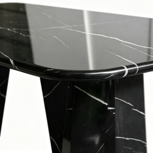<span class=keywords><strong>Tavolo</strong></span> da Pranzo Moderno in <span class=keywords><strong>Marmo</strong></span> <span class=keywords><strong>Nero</strong></span> Marquina di Centurymosaic per Sala da Pranzo Domestica - Product Image 5
