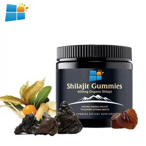 OEM/ODM/OBM Shilajit Extract Gummies Ayurveda Humic Fulvic Acid And Trace Support Contains Over 85 Minerals Shilajit Gummies