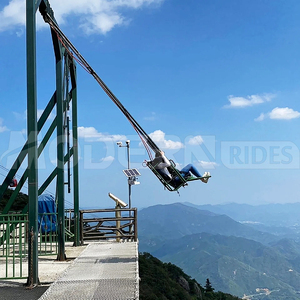 Manège de balançoire sur falaise de 8m à 20m pour parc d'aventure, certifié CE, grand équipement d'amusement extérieur à vendre - Product Image 3