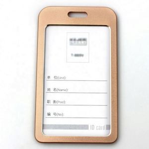 High Quality Aluminum Alloy Name Badge and <b>ID</b> Card <b>Holder</b> for Business Use - Product Image 5