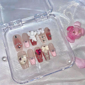 Hermosas <span class=keywords><strong>Uñas</strong></span> Postizas, <span class=keywords><strong>Uñas</strong></span> Postizas Largas Hechas a Mano, <span class=keywords><strong>Uñas</strong></span> Artificiales 3D, <span class=keywords><strong>Uñas</strong></span> de Gel - Product Image 5