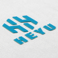 Étiquettes thermocollantes 3D en silicone souple en relief, patchs autocollants en caoutchouc avec logo de marque pour la décoration de vêtements, chaussures et sacs, sérigraphie