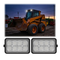 Lumière de travail LED industrielle rectangulaire ECE 3x5 pouces 40W pour Case IH 222004A2