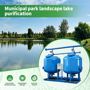Clarificateur d'eau pour lacs du Moyen-Orient 50m³/H, filtre à grand débit en acier au carbone pour l'eau claire des terrains de golf et des bassins de jardin - Product Image 6