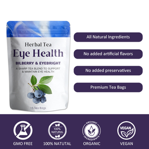 OEM Private Eye Health <span class=keywords><strong>Arándano</strong></span> y kiwi Amigable Eye Bright Relax Tea Happy Eyes Tea - Product Image 5