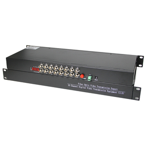 1 par de modo único 1U de montaje en Rack devolver datos, 16 canales, de fibra óptica Digital Video Converter - Product Image 3