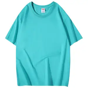 Camiseta esportiva unissex para mulheres e homens, camiseta com logotipo personalizado, atacado barato, ecológico e sustentável, de algodão e poliéster