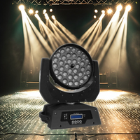 Foshan 36X10W 4-in-1 RGBW Beam LED Moving Head Wash Zoom Bühnenlicht DMX512-Steuerung 16200 Lumen 10-60 Grad Abstrahlwinkel 1-18Hz
