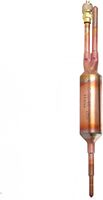 Neues 10-teiliges DR Kupfer-Filtertrockner-Set für Klimaanlagen-Kältemittelleitungen, kompatibel mit Gas R134A/R12/R22/R502/R407C, bidirektionales Ladeventil