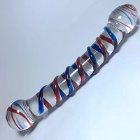 Bouchon anal à double tête Bouchon anal Bouchon anal en verre avec vis intérieure Distribué dans le monde entier Godes en verre