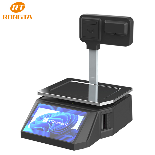 DP01 AI LCD/Digital LED Weigh Scale with Label Printing Machine 10g Accuracy Cash Register Receipt Bill Print OEM ODM Supported
